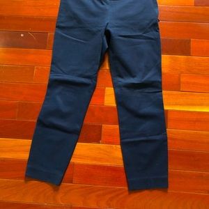 J. Crew cropped navy trousers